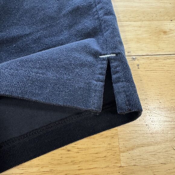 Goodlife Slim Fit Stretch Corduroy Black Short Elastic Waist Old Money Prep Lrg - Picture 7 of 13